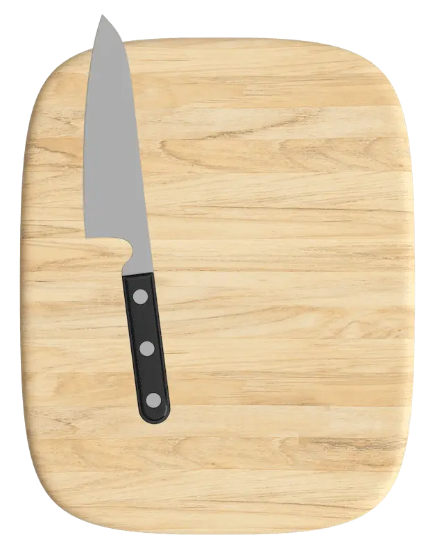 chopping board knife